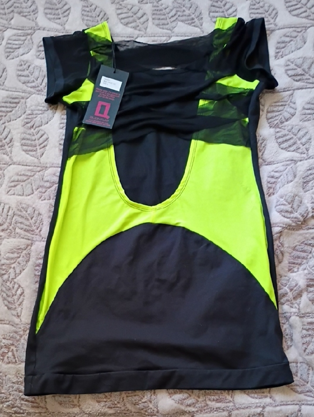 Black Dress With Neon Back